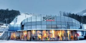 Bründl Sports Shop next to the ski lift- winter shot <br/>