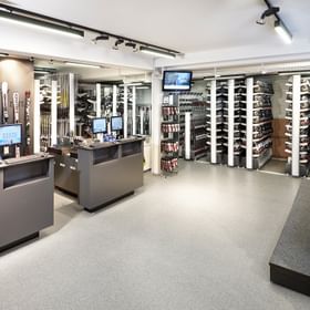 Einladender Verleih Bereich bei Bründl Sports Mayrhofen Zentrum <br/>