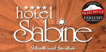 Our partners for the raffel - Hotel Sabine and Skischule Exklusiv