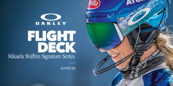 The new glasses from Oakley - Flight Deck. 