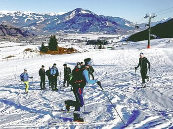 Skitouren Produkte werden in der Praxis getestet