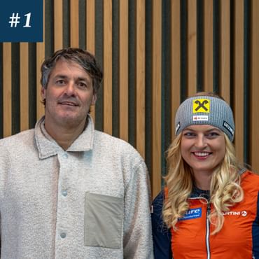 Stefan Steinacher und Skibergsteigerin Sarah Dreier