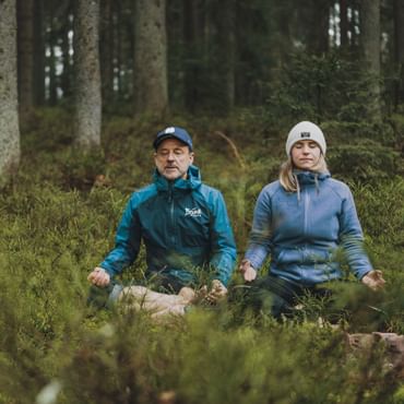 Meditation im Wald