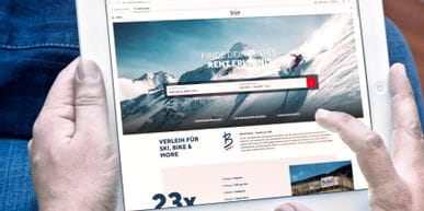 Bründl Sports Online Ski Rental - rent your skis easy and comfortable from home via your tablet