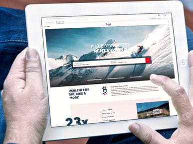 Bründl Sports Online Skiverleih - einfach zu Hause übers Tablet Ski ausleihen 