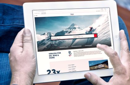 Bründl Sports Online Skiverleih - einfach zu Hause übers Tablet Ski ausleihen 