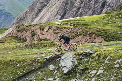 Biker auf den Trails am Kitzsteinhorn 