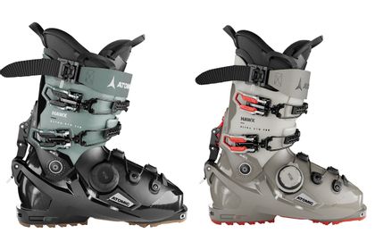 The new Atomic Hawx Xtd ski boots with Boa lacing.