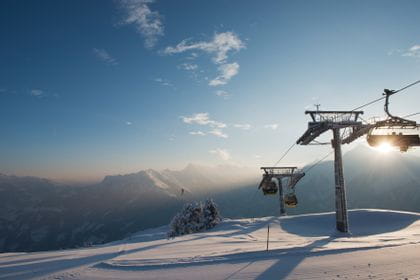 a chair-lift is shown