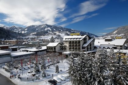 Exterior view Sporthotel Royer Exterior view of Sporthotel Royer in Winter