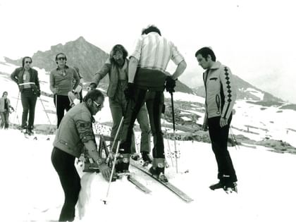 skiers at Kitzsteinhon 1974