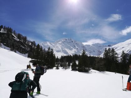 Panoramic views skitour Kolmkarspitz