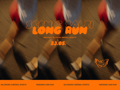 Visual Salziruns Longrun announcing the event 
