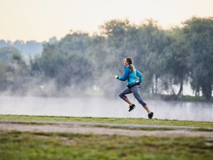 a female runner outdoor
