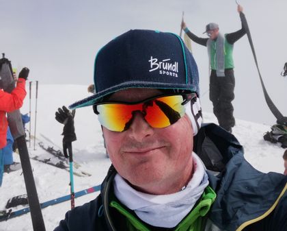Foto von Sylvio während der Skitour zum Kolmkarspitz
