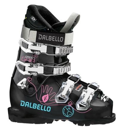 Girls ski boot with four buckles